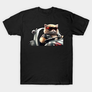 Funny cat playing T-Shirt